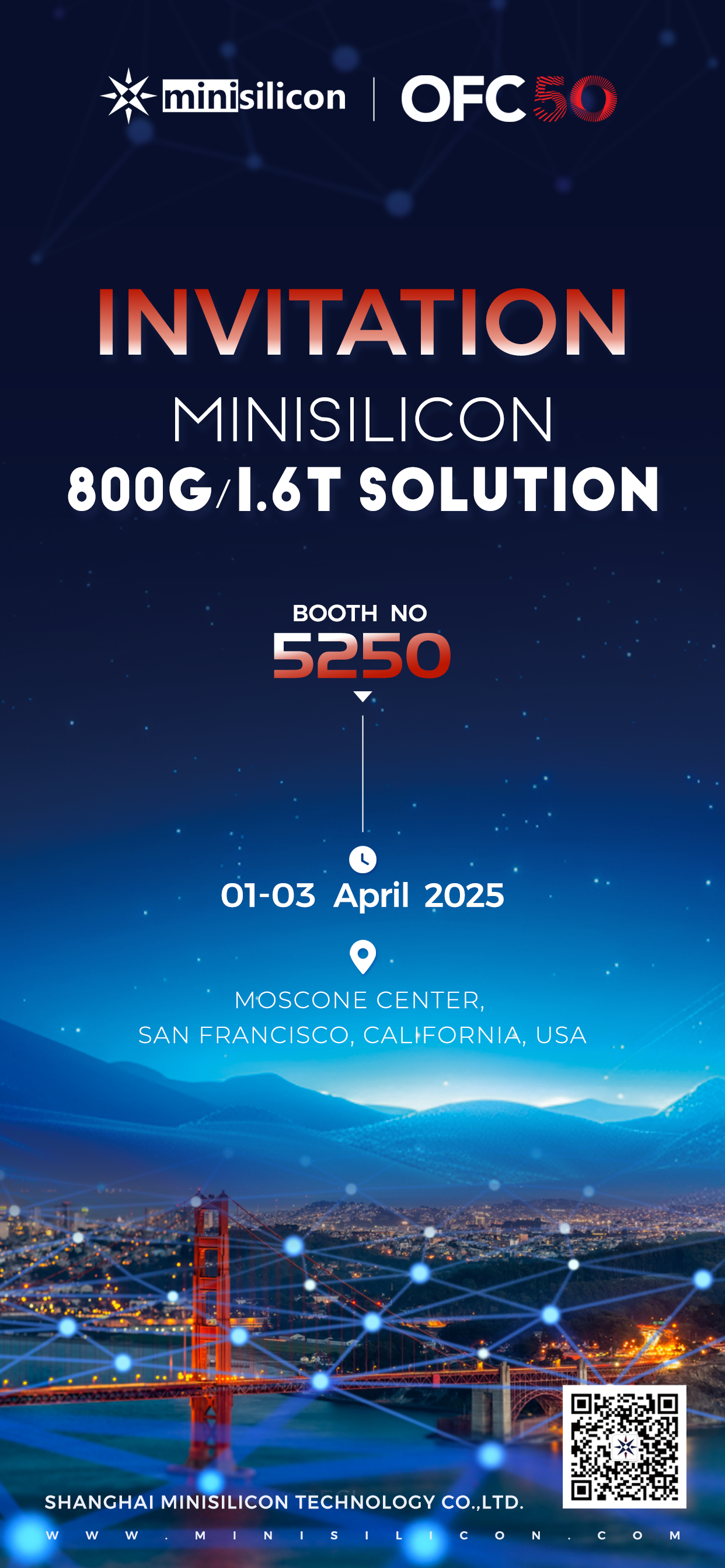 mk电竞科技邀请您共赴旧金山OFC盛会-展位5250
